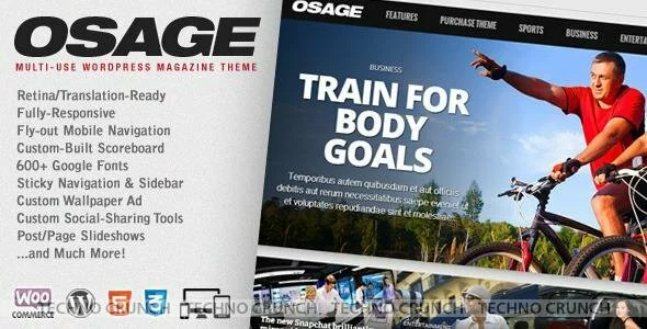 Themeforest : Osage - Multi-Use WordPress Magazine Theme