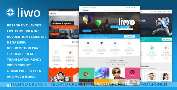Themeforest : Liwo - MultiPurpose WordPress Theme
