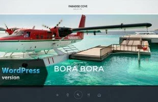 Themeforest : Paradise Cove - Hotel WordPress Theme