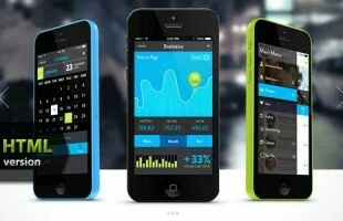 Themeforest : Tapptastic - Mobile App HTML Theme