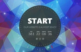 Themeforest : Start - Responsive Fullscreen Coming Soon Template