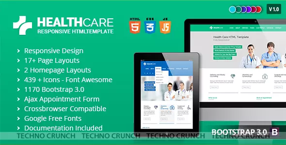 Themeforest : Health Care - Responsive Medical Health Template