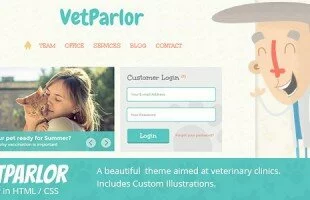 Themeforest : VetParlor - Responsive HTML