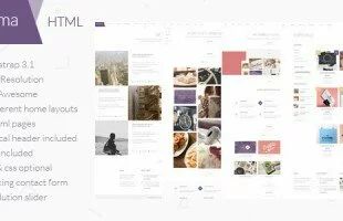 Themeforest : Minima - Multipurpose HTML Template