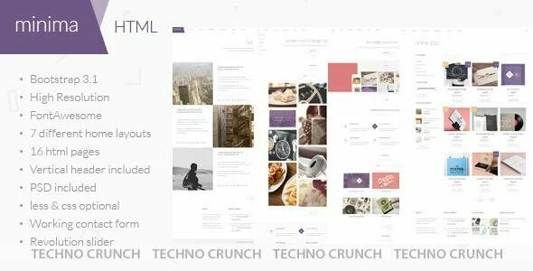 Themeforest : Minima - Multipurpose HTML Template