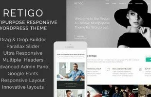 Themeforest : Retigo Creatve Multipurpose Wordpress Theme