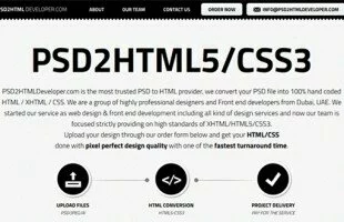 PSD2HTML Developer
