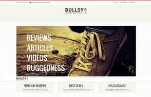 Bullsy A Rugged & Bold Responsive Blog Theme