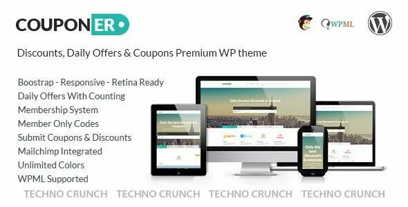 Themeforest: Couponer - Coupons & Discounts WP Theme