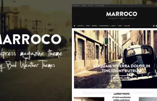 Themeforest : Marroco - Wordpress Magazine Theme