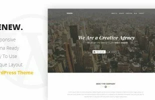 Themefores: RENEW - Creative One Page WordPress Theme