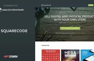 Themeforest: SquareCode Premium WordPress Theme