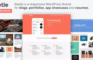 Beetle - Flat Responsive WordPress Theme