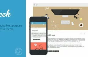 Geek - Responsive Flat Portfolio WordPress Theme